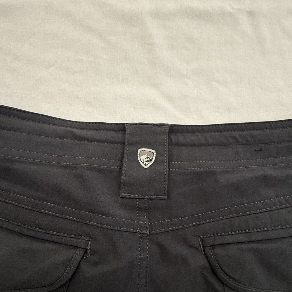 KÜHL Freeflex 10" inseam Cargo Shorts Womens size 8 Black Hiking/Camping Stretch - Picture 12 of 13